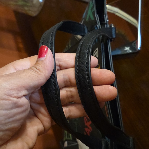 Karl Lagerfeld Black Multicolor Satchel - Picture 9 of 17